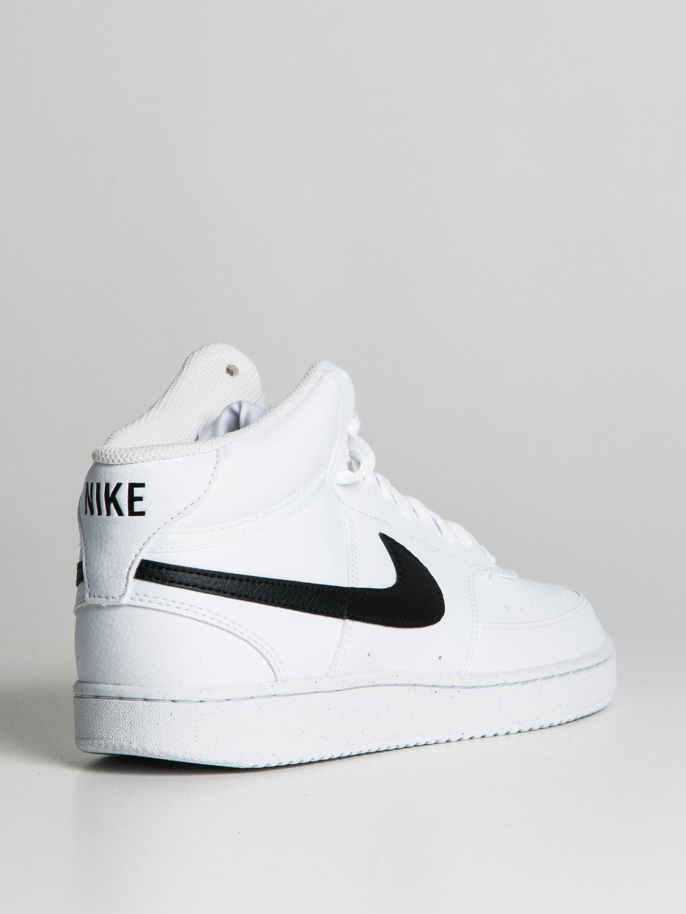 MENS NIKE COURT VISION MID NEXT NATURE SNEAKER - WHITE/BLACK - CLEARANCE