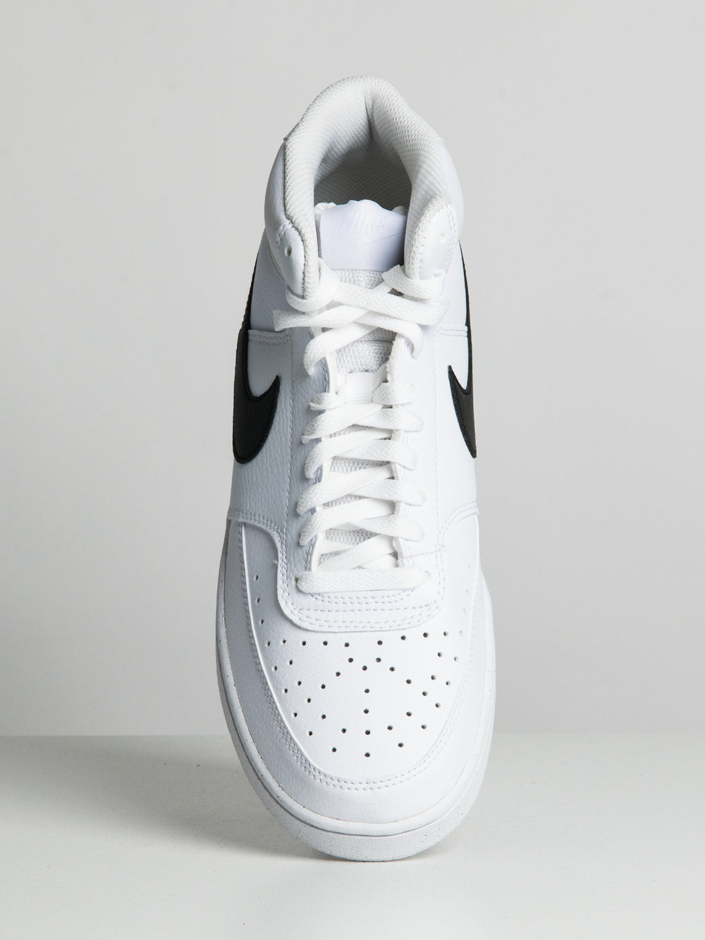 MENS NIKE COURT VISION MID NEXT NATURE SNEAKER - WHITE/BLACK - CLEARANCE