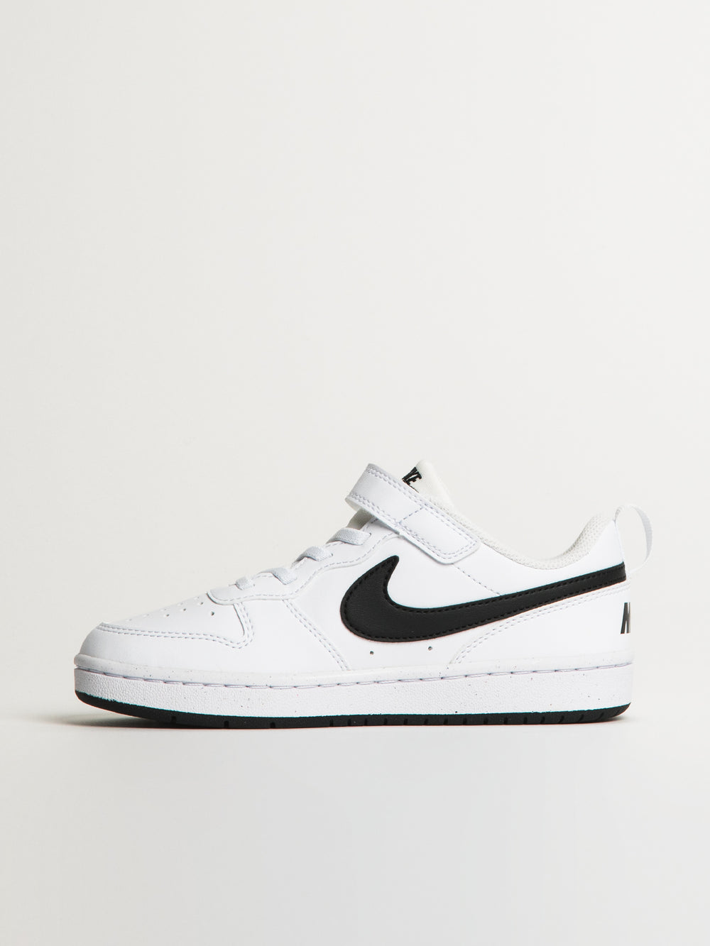 KIDS NIKE COURT BOROUGH LOW RECRAFT SHOES - WHITE/BLACK
