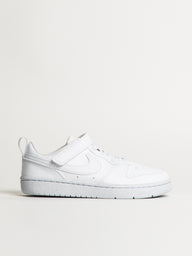 KIDS NIKE COURT BOROUGH LOW RECRAFT SHOES - WHITE