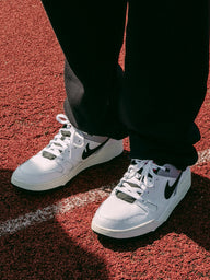 MENS NIKE FULL FORCE LOW SNEAKER - WHITE/PEWTER/SAIL/BLACK