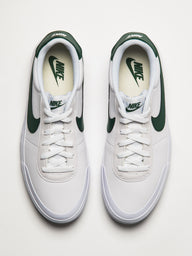 MENS NIKE COURT SHOT SNEAKER - WHITE/GREEN