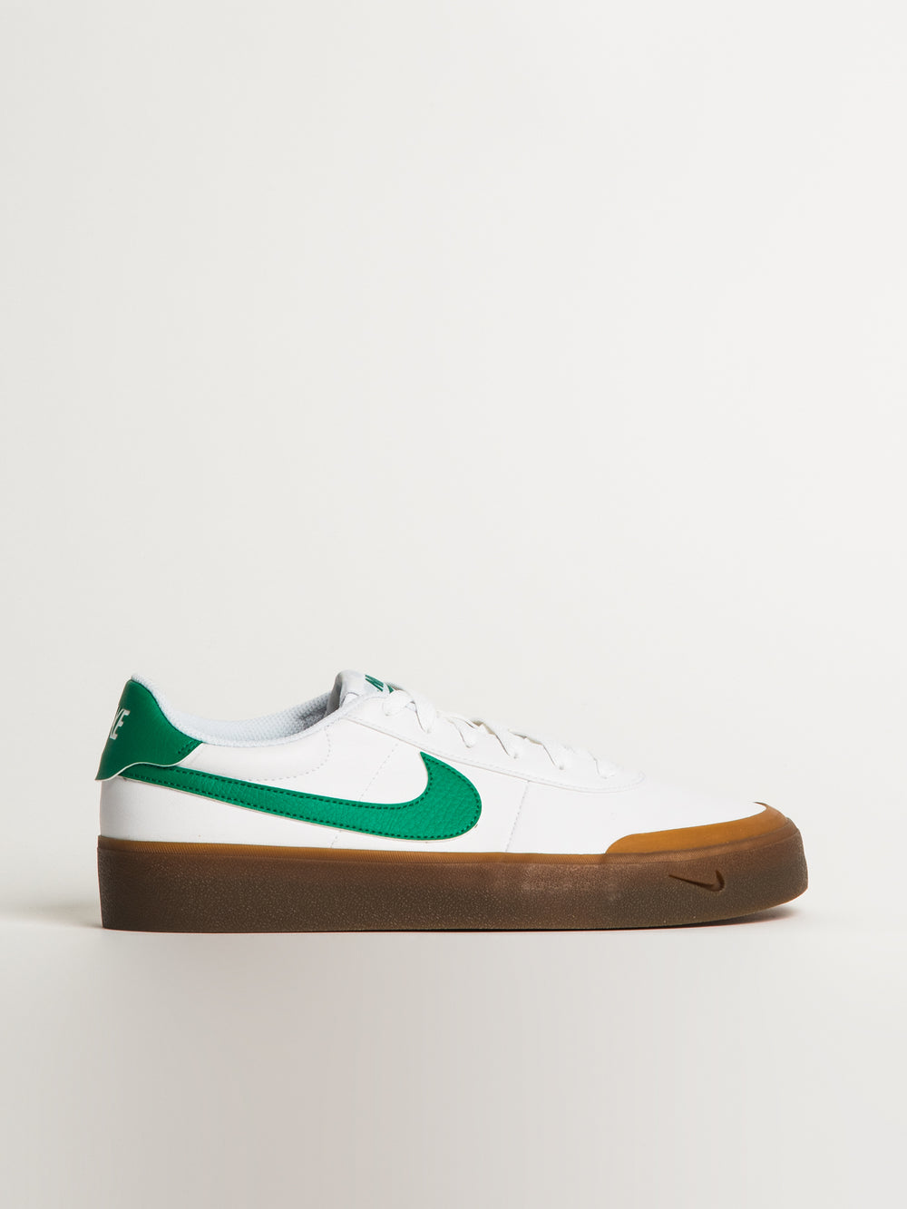 MENS NIKE COURT SHOT SNEAKER - WHITE/MALACHITE/GUM