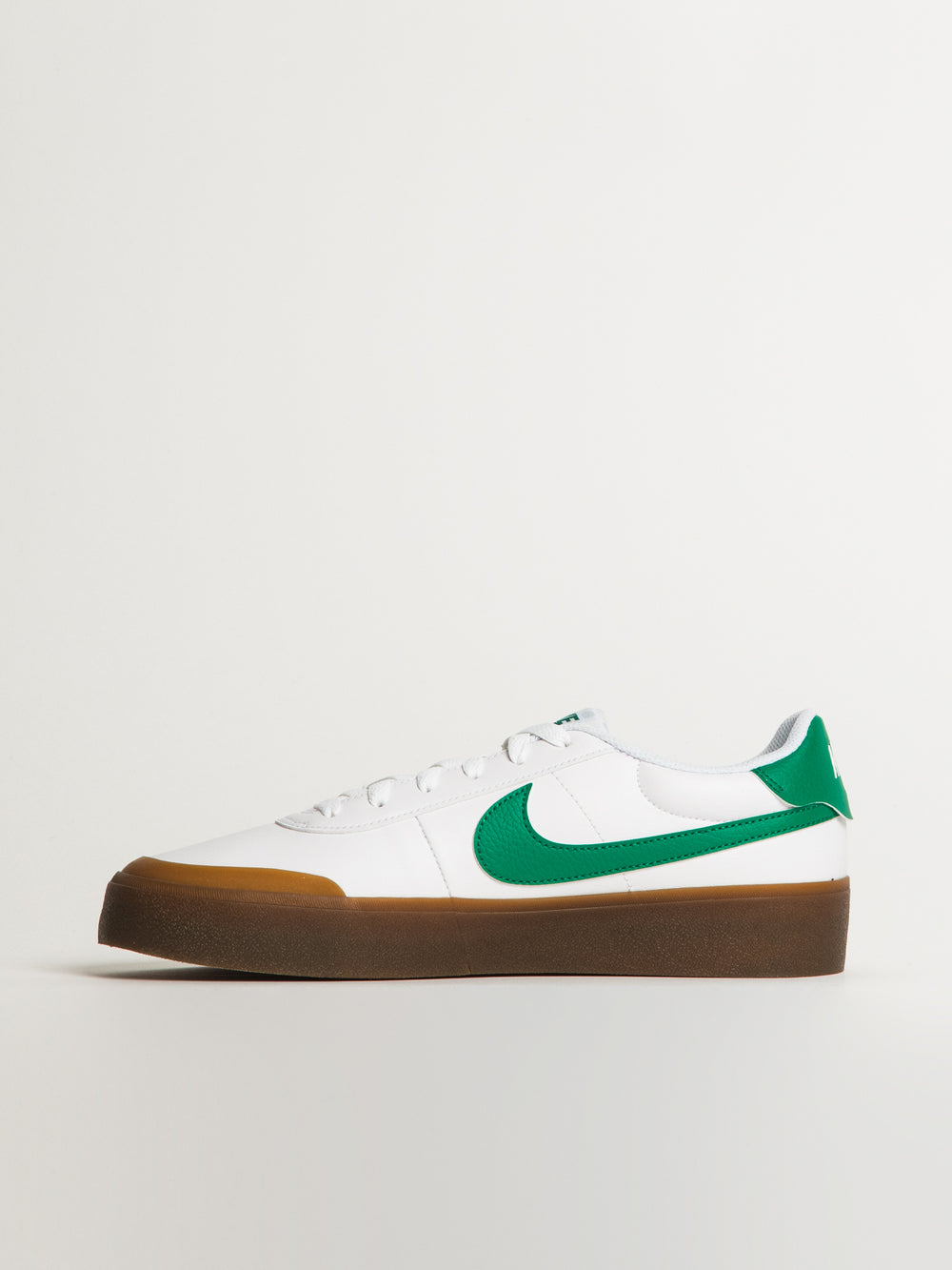 MENS NIKE COURT SHOT SNEAKER - WHITE/MALACHITE/GUM
