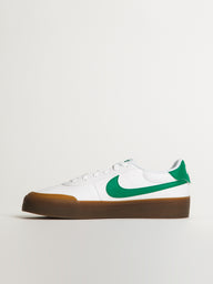MENS NIKE COURT SHOT SNEAKER - WHITE/MALACHITE/GUM