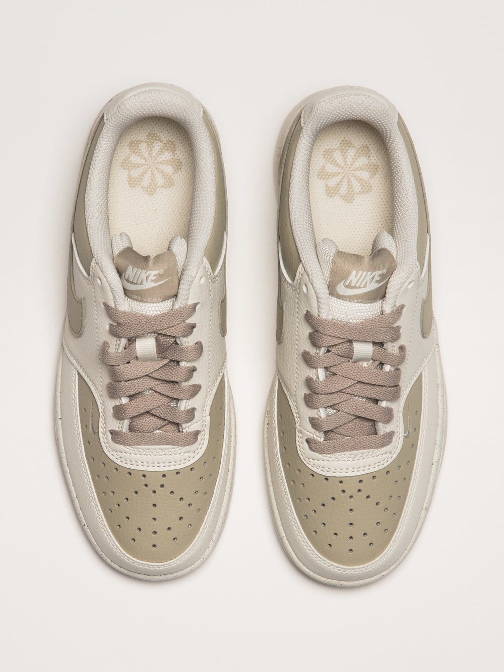 WOMENS NIKE COURT VISION LOW NXT NATURE SNEAKER - CREAM