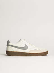 MENS NIKE COURT VISION LOW SNEAKER - WHITE/GREY