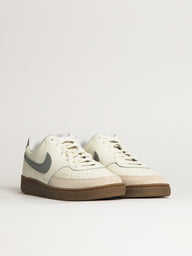 MENS NIKE COURT VISION LOW SNEAKER - WHITE/GREY