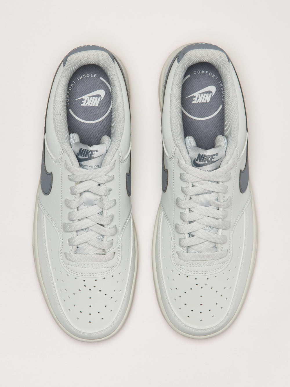 MENS NIKE COURT VISION LO 2V NB SNEAKER - WHITE