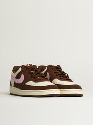 WOMENS NIKE COURT VISION LOW SNEAKER - BROWN