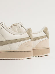 MENS NIKE COURT VISION LO SUEDE SNEAKER - CREAM