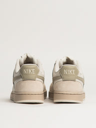 WOMENS NIKE COURT VISION LO SUEDE SNEAKER - CREAM