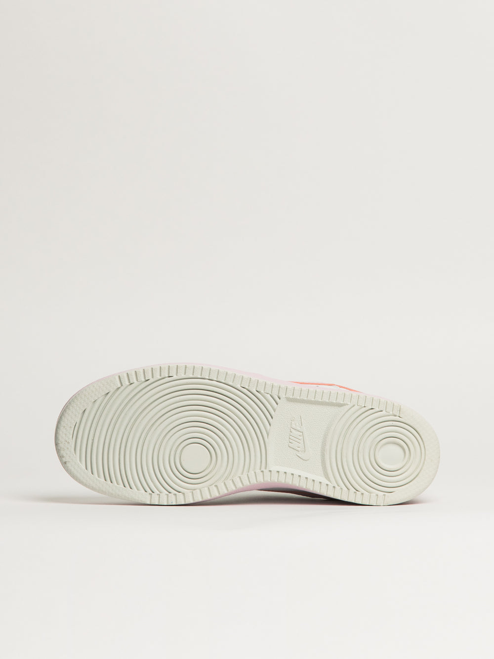 WOMENS NIKE COURT VISION LO SUEDE SNEAKER - WHITE/PINK