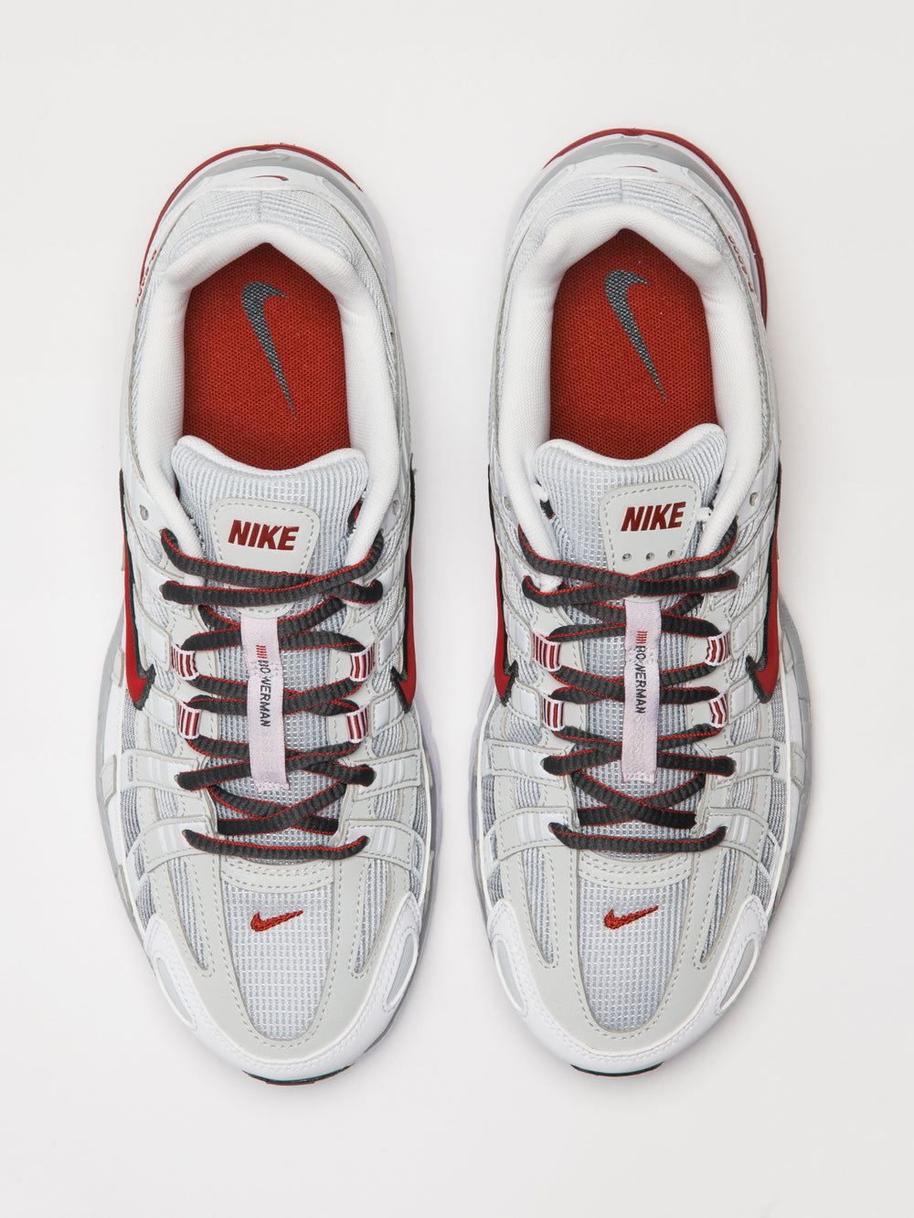 NIKE P - 6000 SNEAKER - WHITE/RED