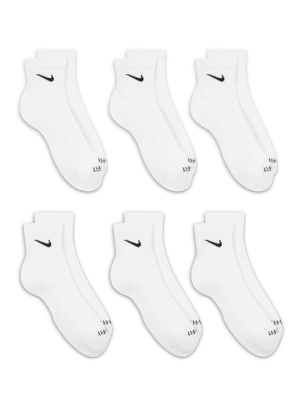 NIKE EVERYDAY PLUS CUSHION 6 PACK