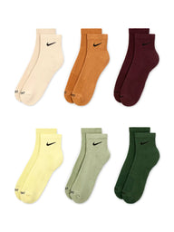 NIKE EVERYDAY CUSHIONED ANKLE SOCKS 6PK - CLEARANCE