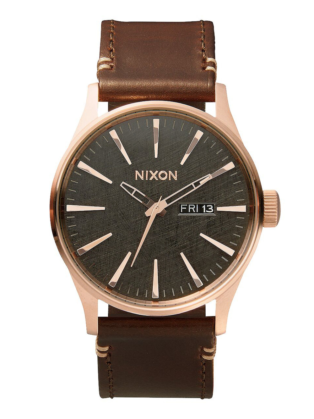 NIXON SENTRY LEATHER WATCH