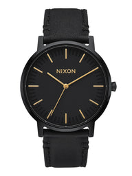NIXON PORTER LEATHER WATCH - CLEARANCE