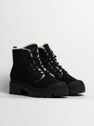 WOMENS PALLADIUM PALLABASE WOOL-LINED NUBUCK ZIP - CLEARANCE