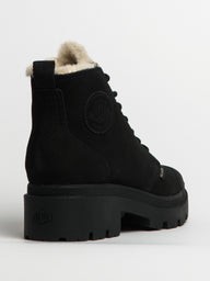 WOMENS PALLADIUM PALLABASE WOOL-LINED NUBUCK ZIP - CLEARANCE