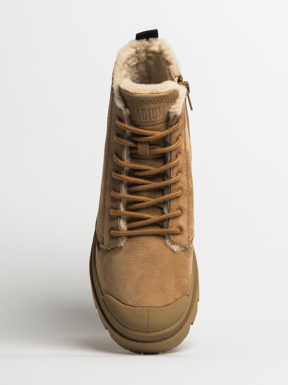 WOMENS PALLADIUM PALLABASE WOOL-LINED NUBUCK ZIP - CLEARANCE