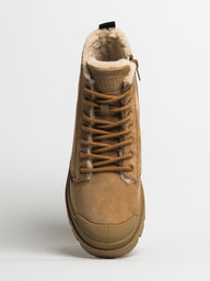 WOMENS PALLADIUM PALLABASE WOOL-LINED NUBUCK ZIP - CLEARANCE