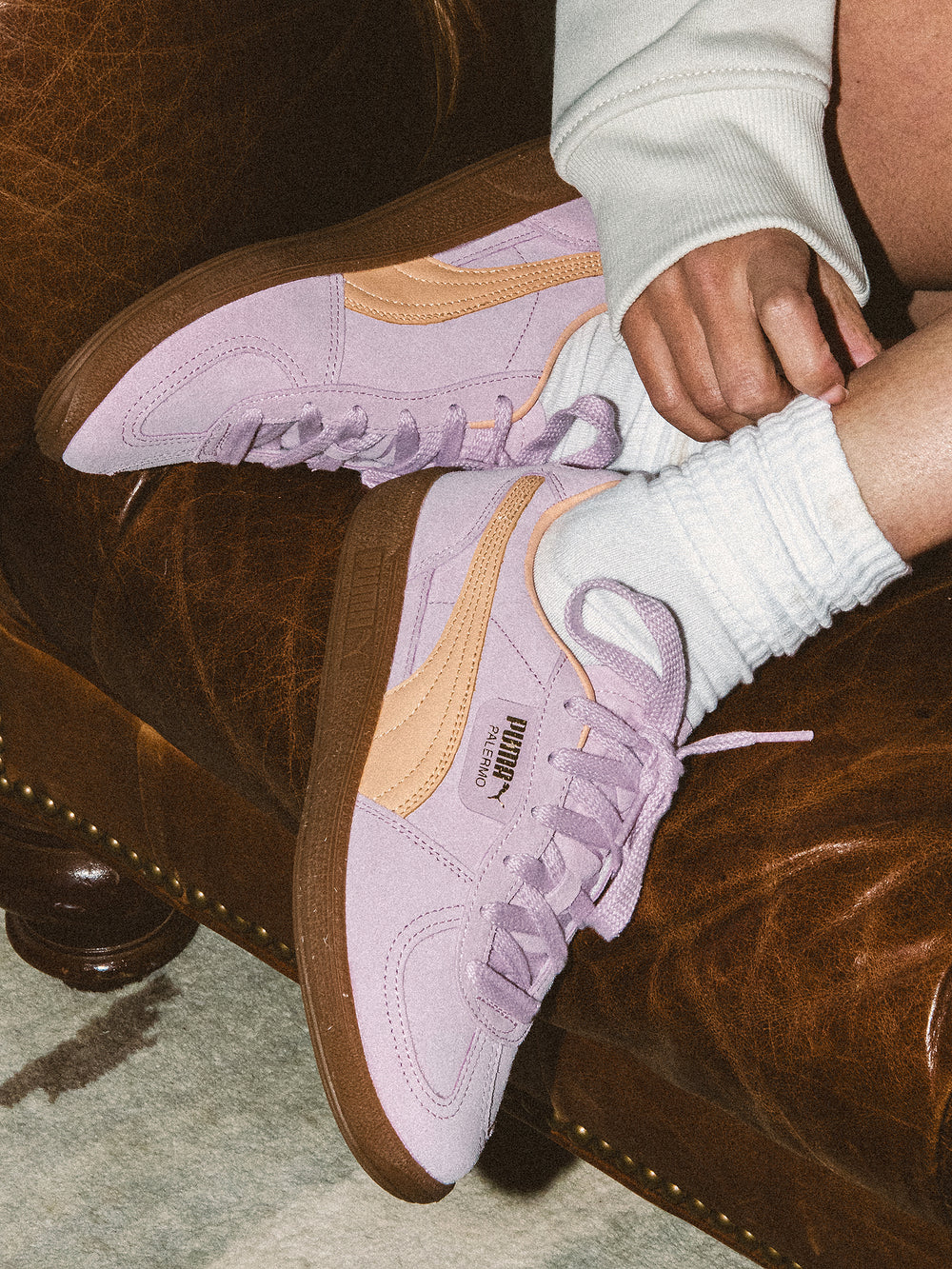 WOMENS PUMA PALERMO SNEAKER - CLEARANCE