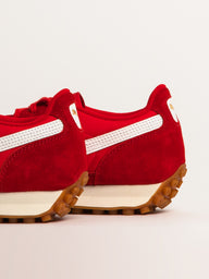 MENS PUMA EASY RIDER VINTAGE SNEAKER - RED/WHITE