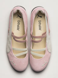 WOMENS PUMA SPEEDCAT BALLET SUEDE - ROSE