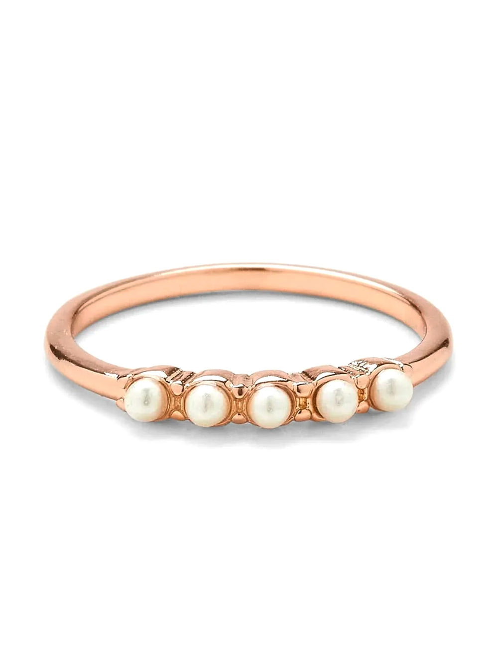 PURA VIDA MINI PEARL PAVE RING - CLEARANCE