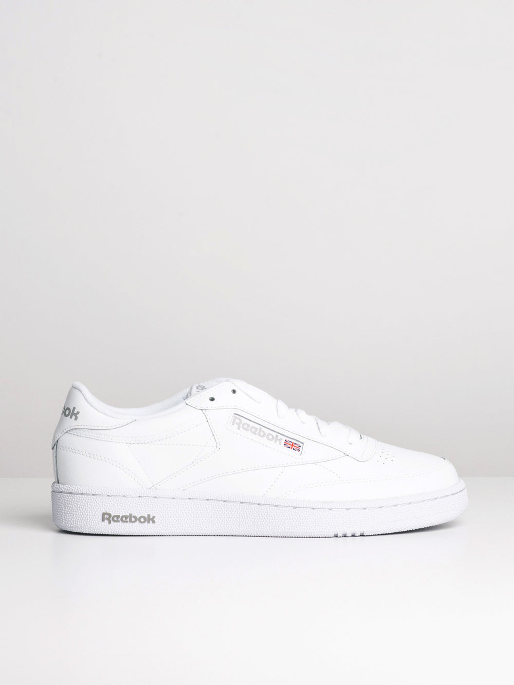 MENS REEBOK CLUB C 85 WHITE/SHEER GREY SNEAKER - CLEARANCE