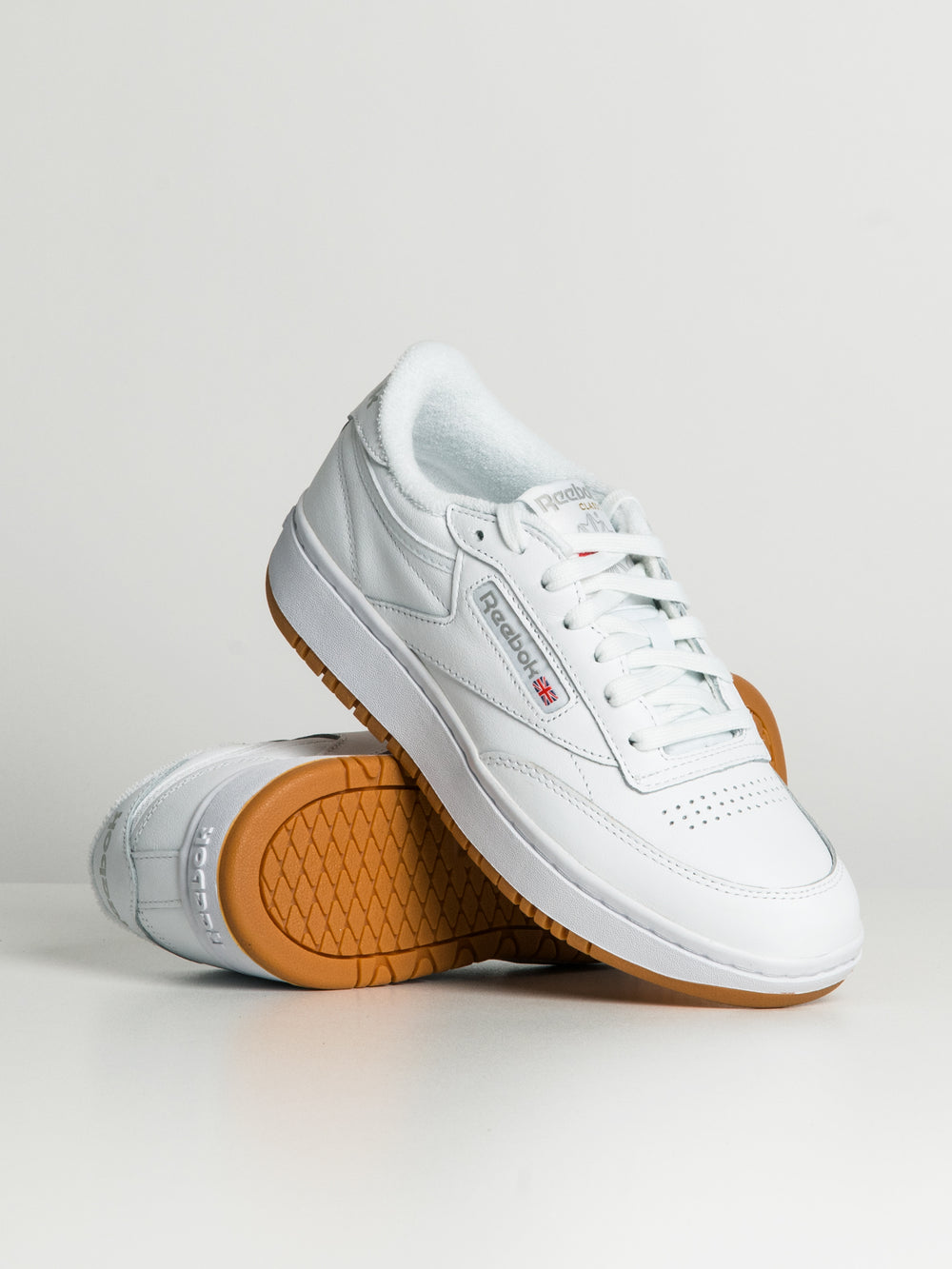 WOMENS REEBOK CLUB C DOUBLE SNEAKER - CLEARANCE