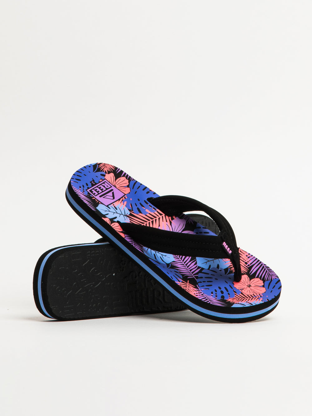 KIDS REEF AHI-FRONDS SLIDES - CLEARANCE
