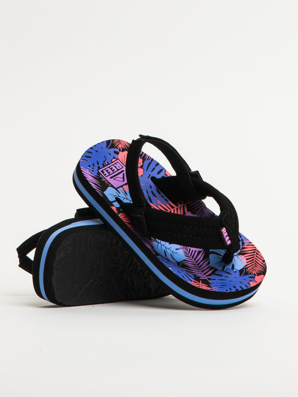 KIDS REEF LIL AHI-FRONDS SLIDES - CLEARANCE