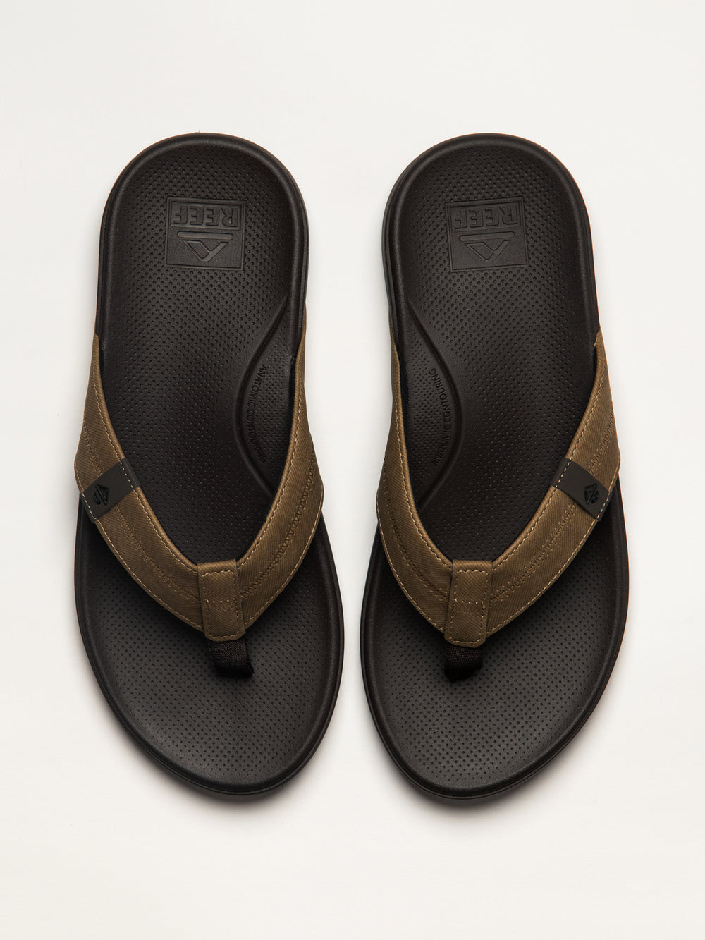 MENS REEF CUSHION PHANTOM 2.0 SANDALS - BROWN/TAN