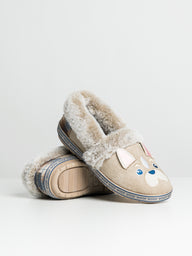 WOMENS SKECHERS BOBS TOO COZY DOG ATTITUDE SLIPPER - CLEARANCE