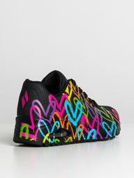WOMENS SKECHERS UNO HIGHLIGHT LOVE - CLEARANCE