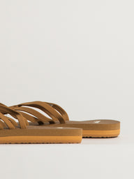 WOMENS SANUK YOGA SANDY II SANDALS - TOBACCO BROWN