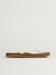 WOMENS SANUK YOGA JOY II SANDALS - WHITE
