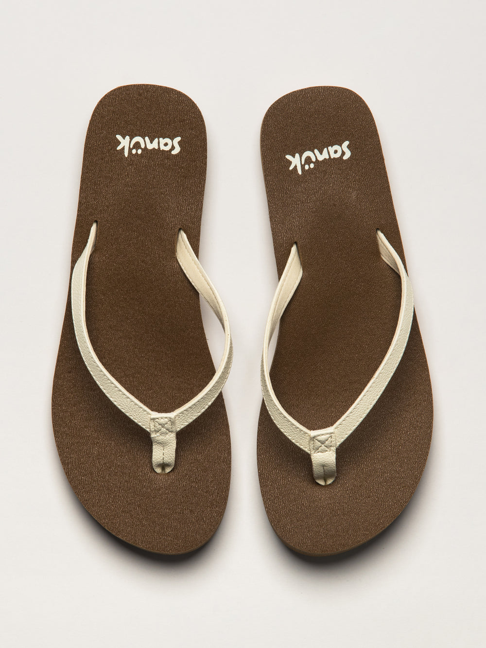 WOMENS SANUK YOGA JOY II SANDALS - WHITE