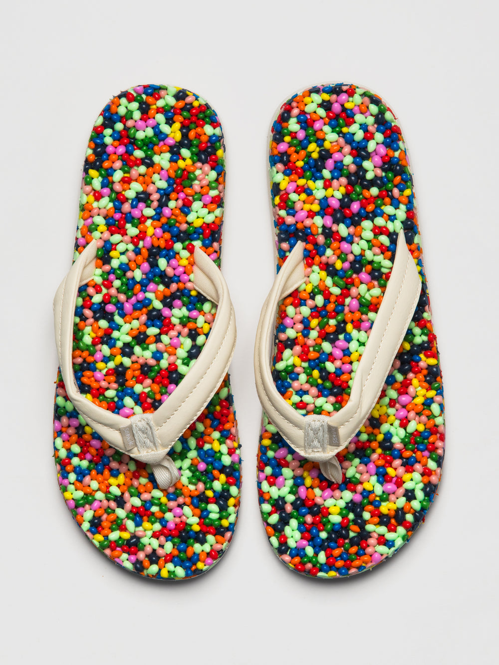 WOMENS SANUK BUBBLECUSH SANDALS - RAINBOW CONFETTI