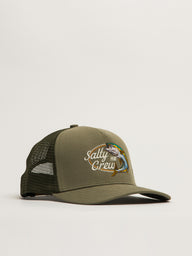 SALTY CREW YELLOW TAILED TRUCKER HAT - AGAVE