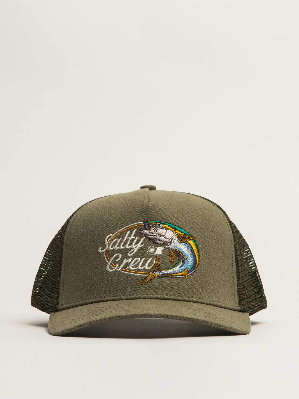 SALTY CREW YELLOW TAILED TRUCKER HAT - AGAVE