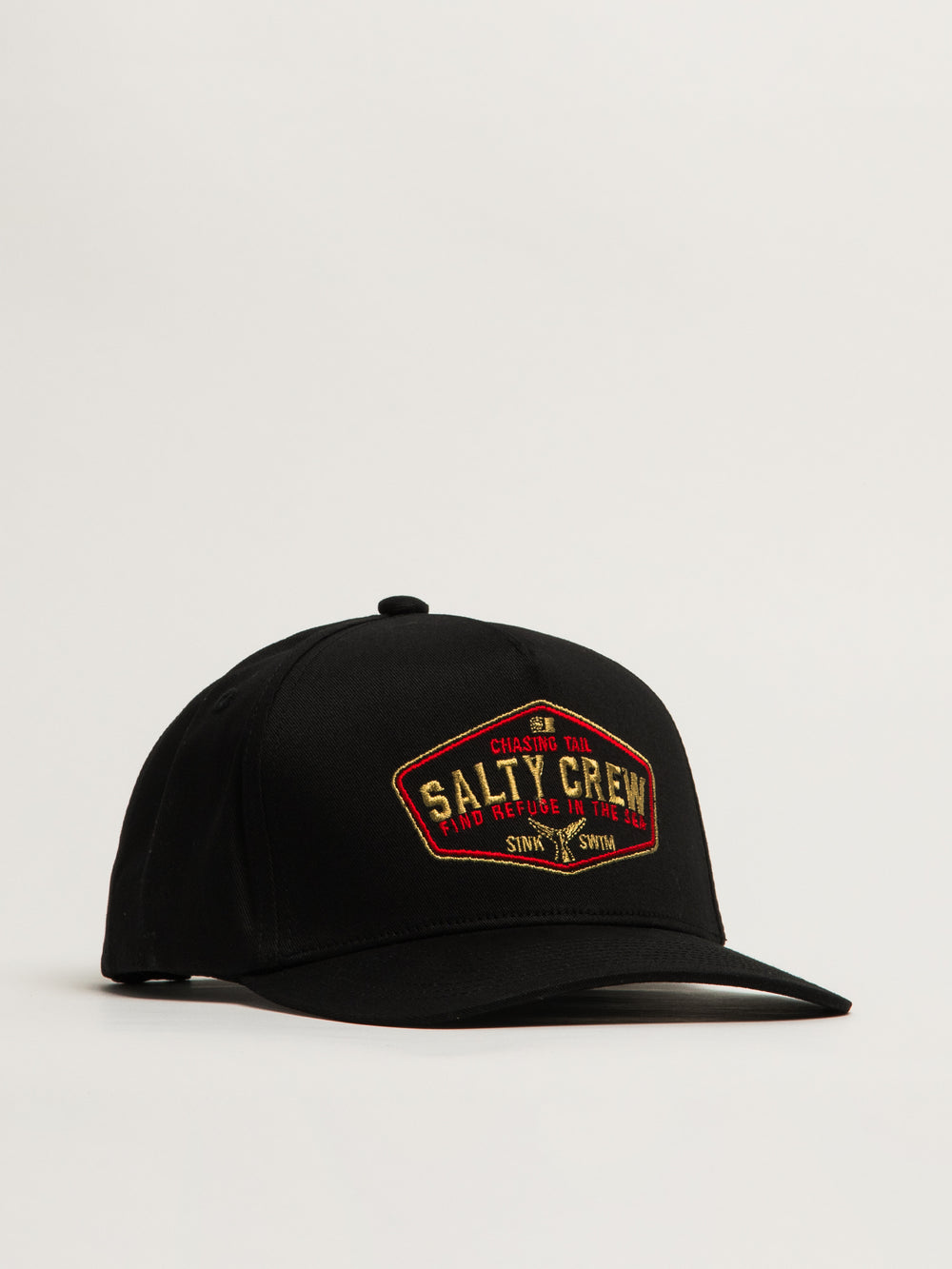 SALTY CREW TAILFIN SNAPBACK HAT - BLACK