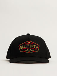 SALTY CREW TAILFIN SNAPBACK HAT - BLACK