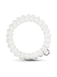 TELETIES HAIR TIE LARGE - COCONUT WHITE - CLEARANCE