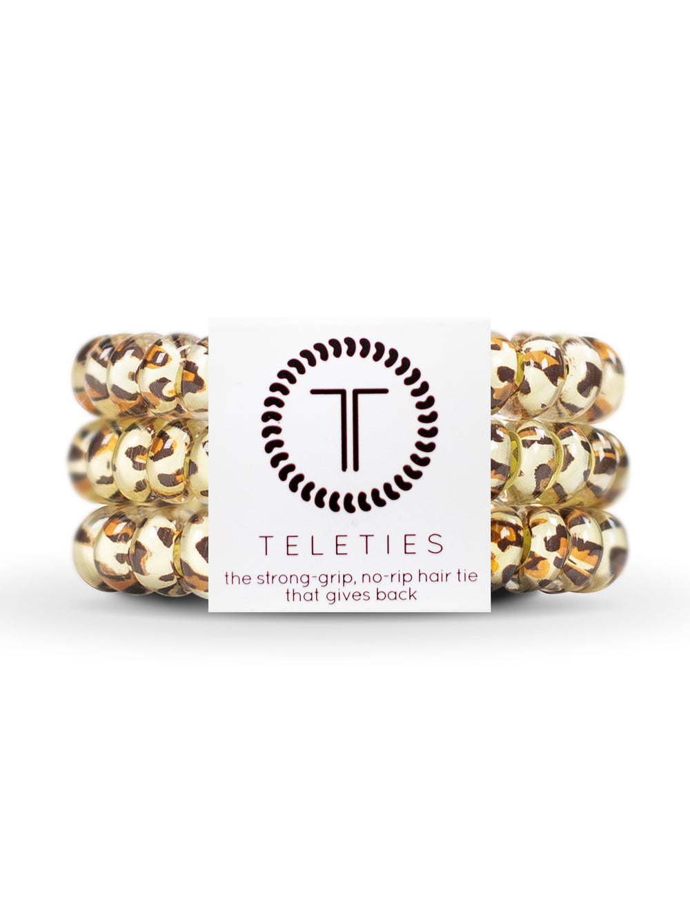 TELETIES HAIR TIE SMALL - LEOPARD - CLEARANCE