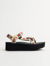 WOMENS TEVA FLATFORM UNIVERSAL CROCHET SANDALS - CLEARANCE