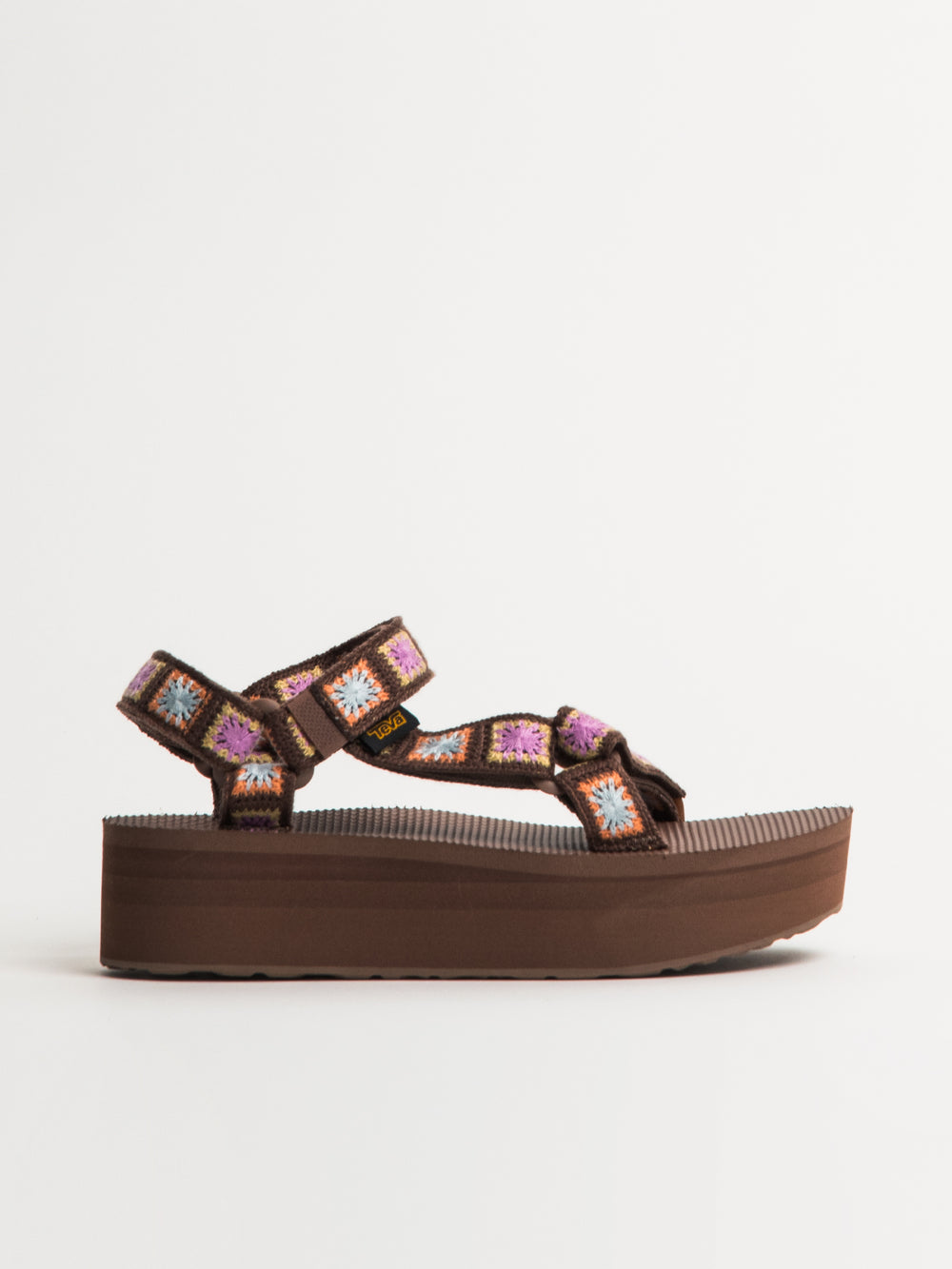 WOMENS TEVA FLATFORM UNIVERSAL CROCHET SANDALS - CLEARANCE