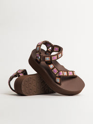 WOMENS TEVA FLATFORM UNIVERSAL CROCHET SANDALS - CLEARANCE